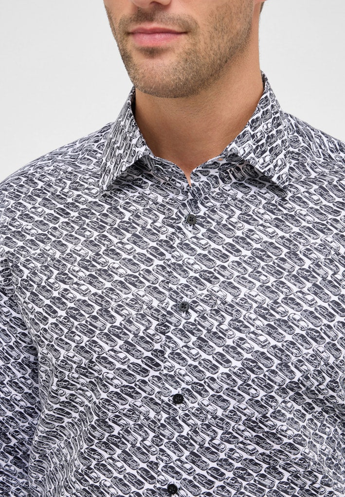 Eterna Herren Hemden lang  Schwarz