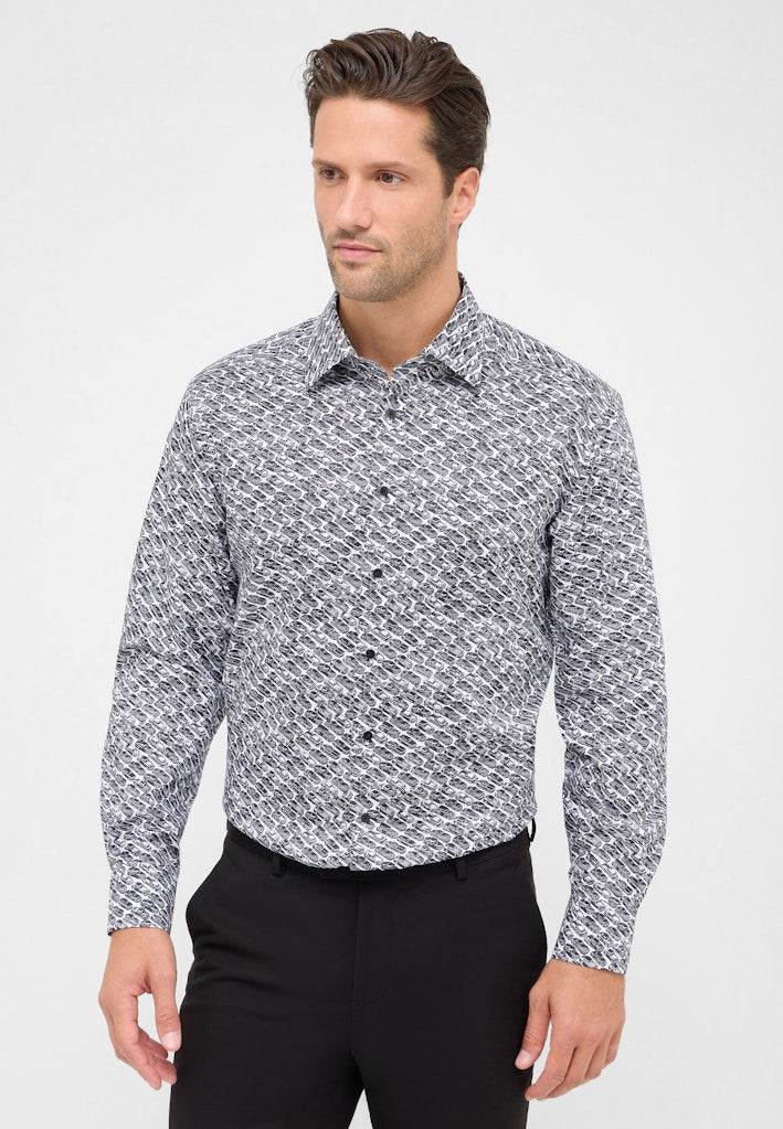 Eterna Herren Hemden lang  Schwarz