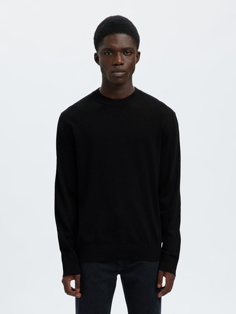 Selected homme Herren Pullover  Black
