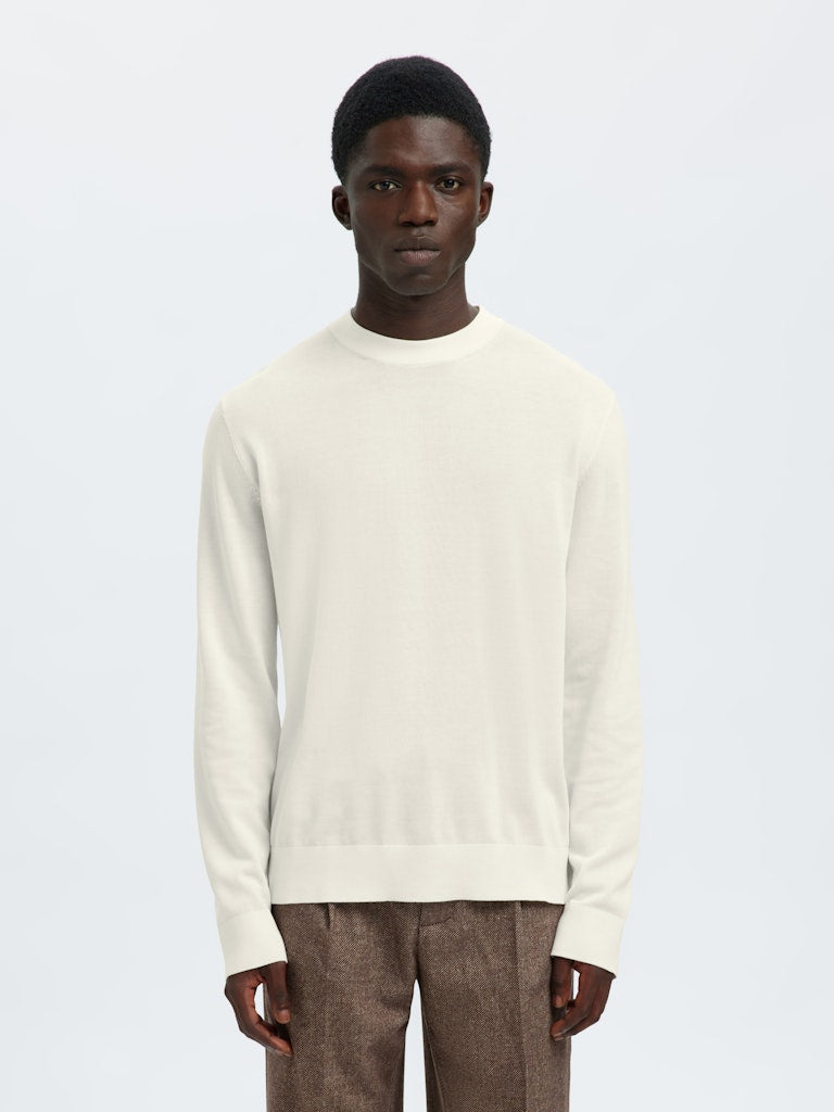 Selected homme Herren Pullover  Egret