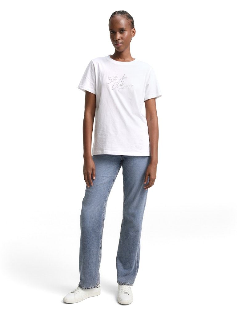 Tom Tailor denim Damen T-Shirts White