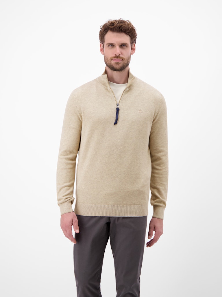 Lerros Herren Pullover Tender Beige Me