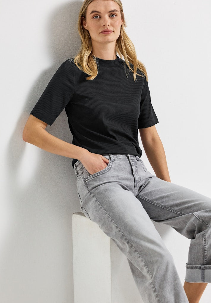 Street One Damen T-Shirts  Black