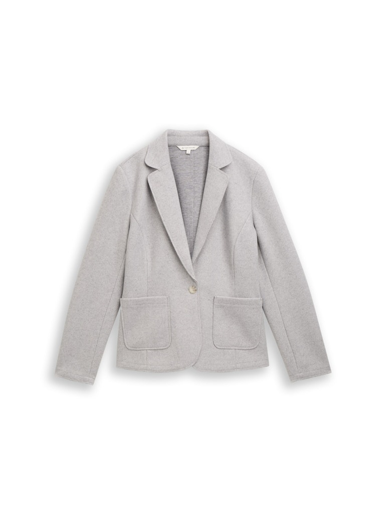 Tom Tailor Damen Blazer Medium Silver G