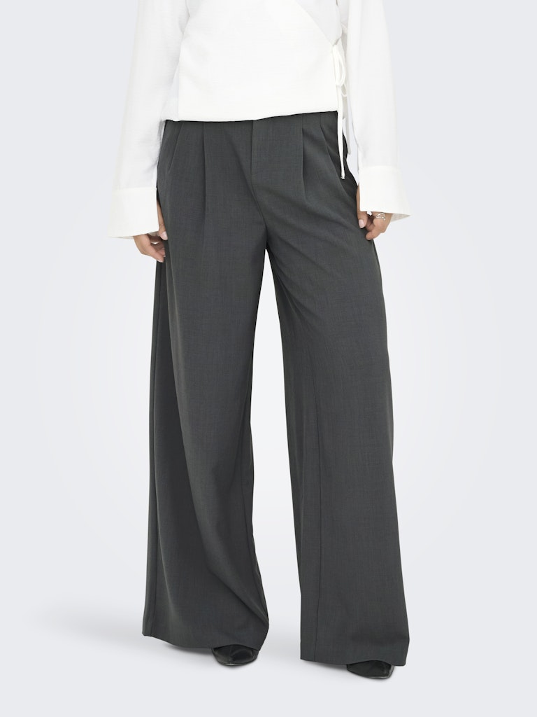 Only Damen Hosen Dark Grey Melan