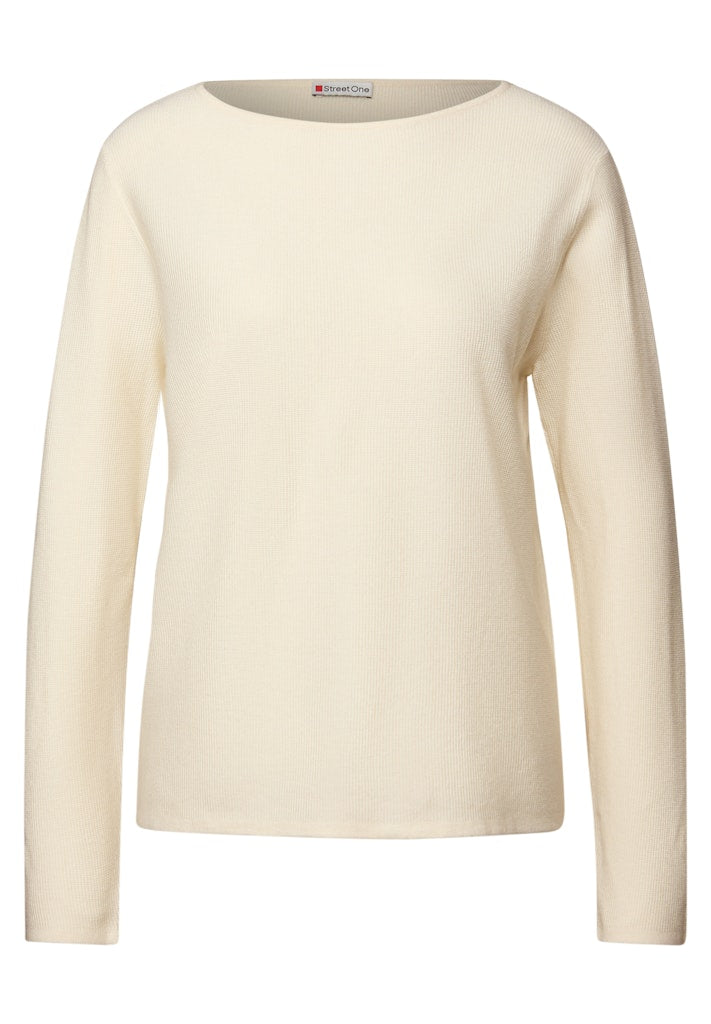 Street One Damen Pullover  Soft Beig