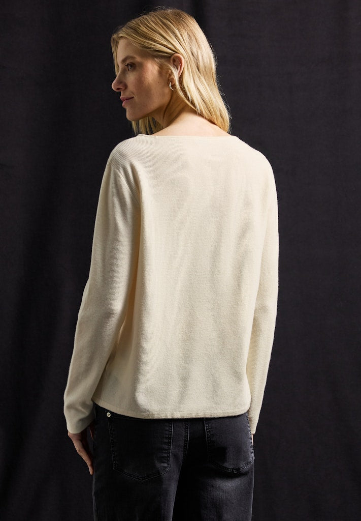 Street One Damen Pullover  Soft Beig