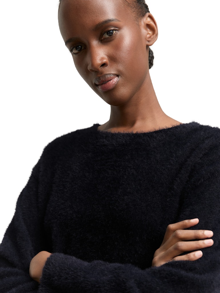 Tom Tailor denim Damen Pullover Deep Black