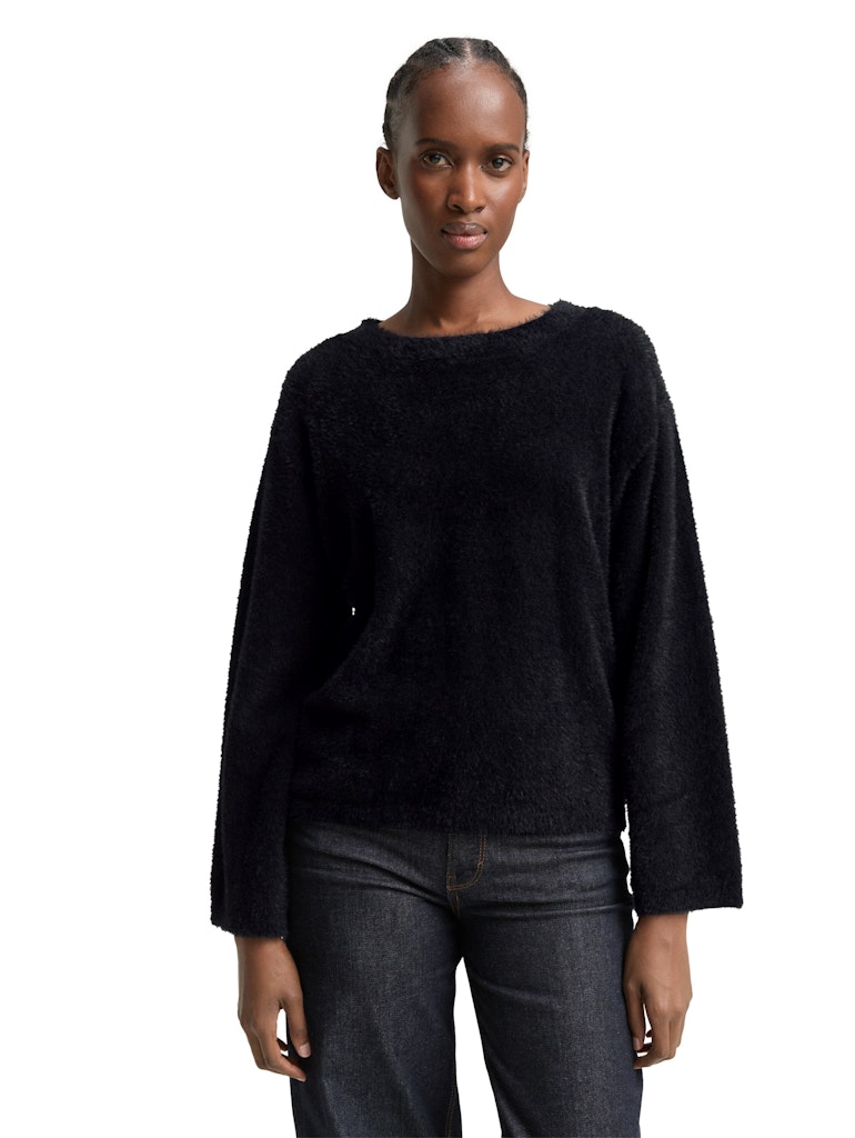 Tom Tailor denim Damen Pullover Deep Black