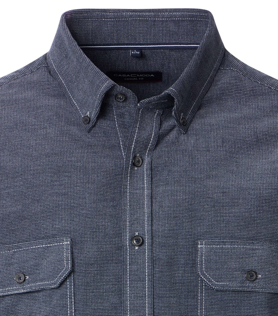 Casa Moda Herren Hemden  Blau