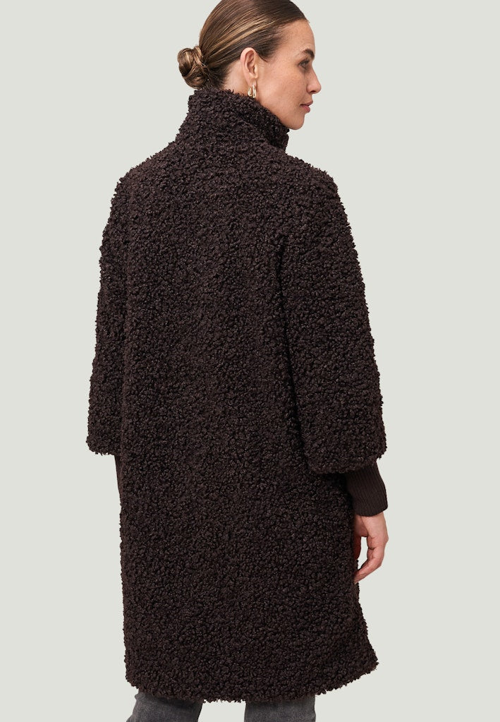 Zero Damen Mantel Chocolate Plum