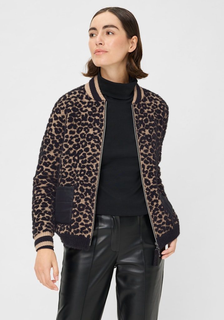 Olsen Damen Strickjacken  Black