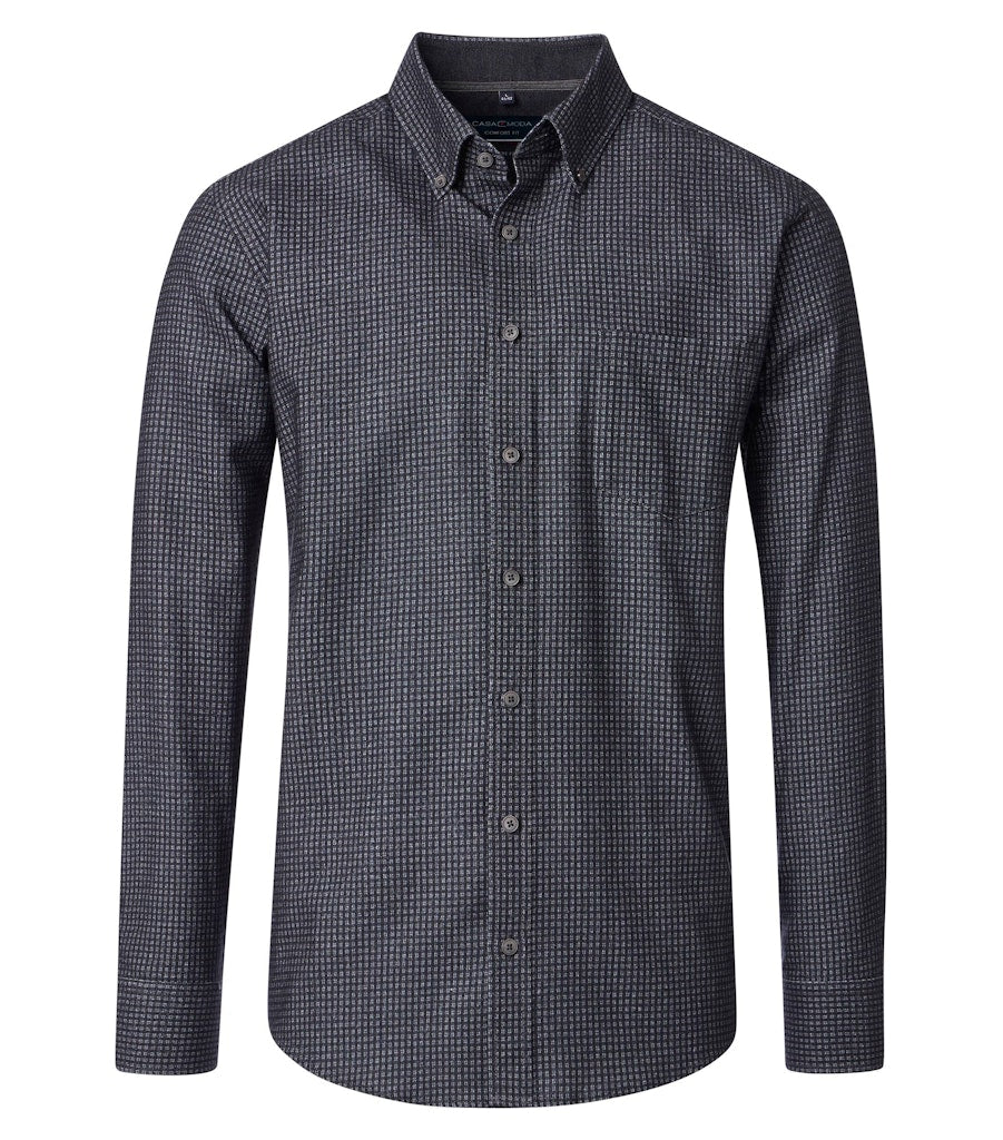 Casa Moda Herren Hemden  Anthrazit