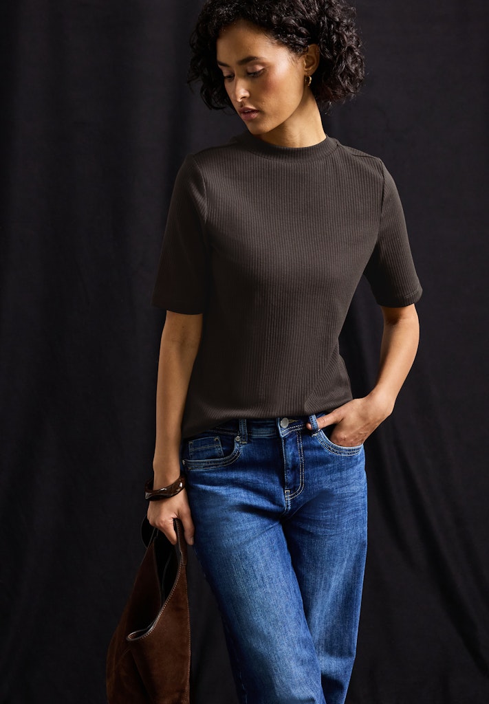 Street One Damen T-Shirts  Deep Roas