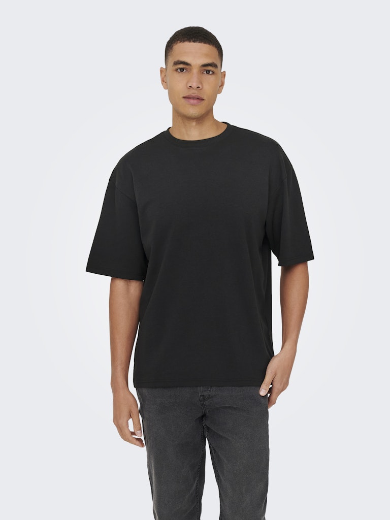 Only & Sons Herren T-Shirts kurz Black