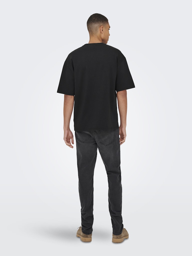 Only & Sons Herren T-Shirts kurz Black