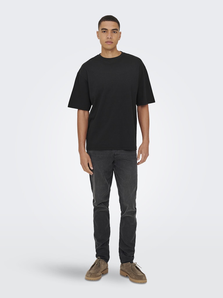 Only & Sons Herren T-Shirts kurz Black