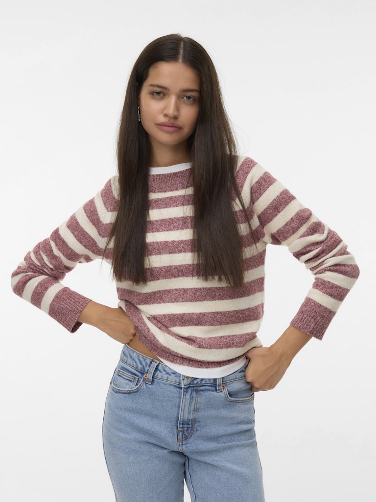 Vero Moda Damen Pullover Syrah/Birch