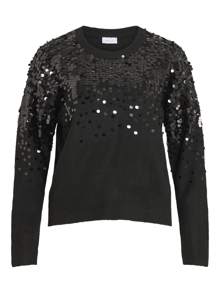 Vila Damen Pullover Black Beauty/Dt