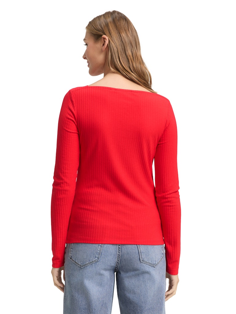 Tom Tailor denim Damen T-Shirts Brilliant Red