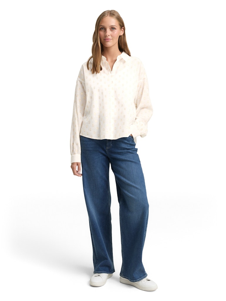 Tom Tailor denim Damen Blusen Glitter Dot