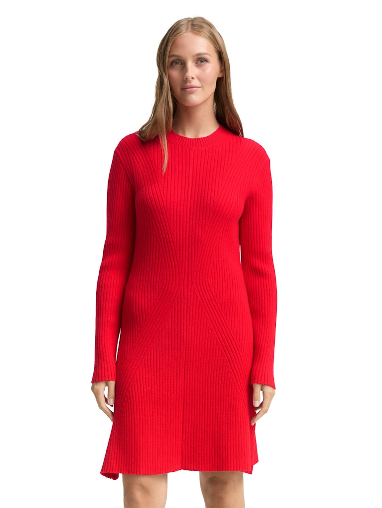 Tom Tailor denim Damen Kleider Brilliant Red