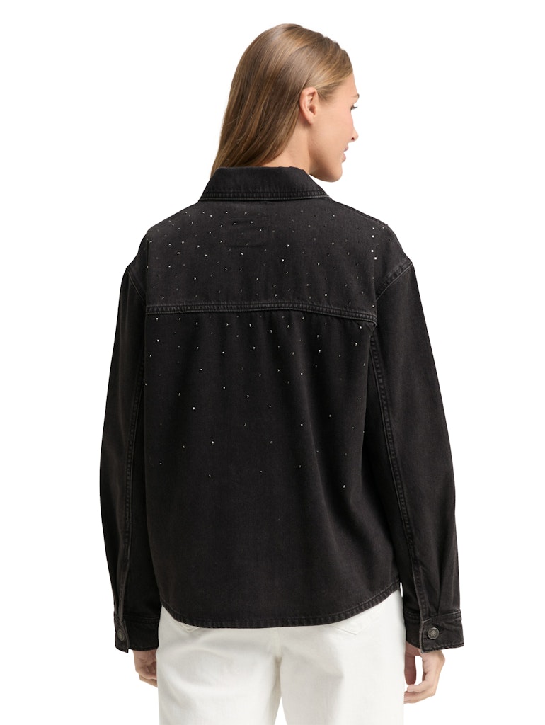 Tom Tailor denim Damen Jacken Black Stone Was