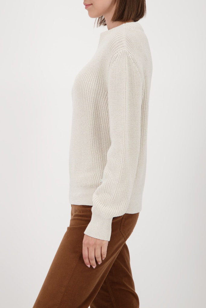 Monari Damen Pullover  Almond