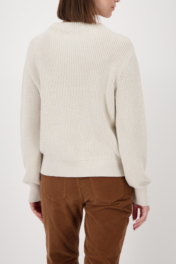 Monari Damen Pullover  Almond