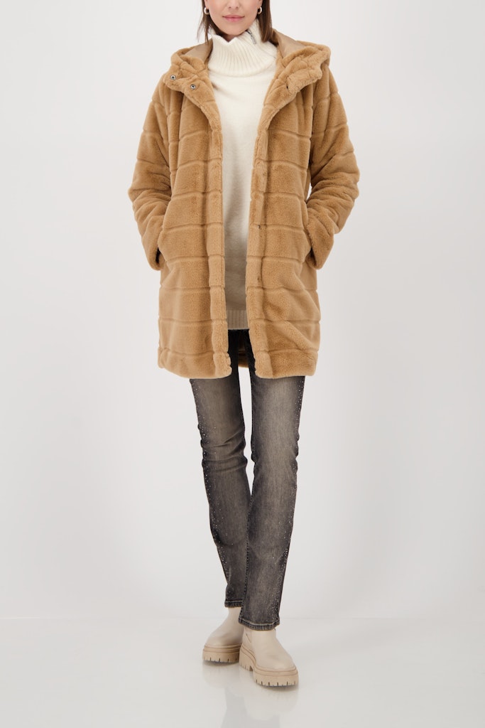 Monari Damen Mantel  Cognac