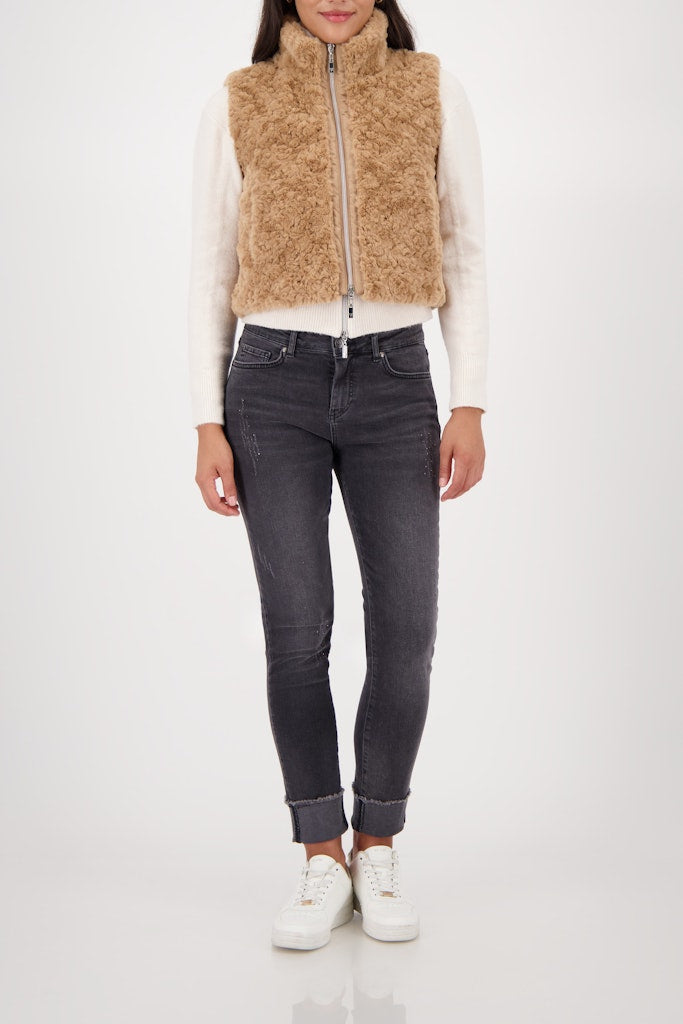 Monari Damen Outdoorwesten  Cognac
