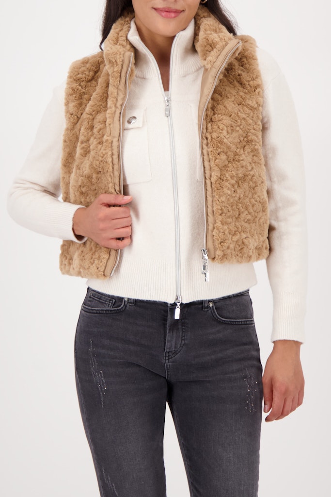 Monari Damen Outdoorwesten  Cognac