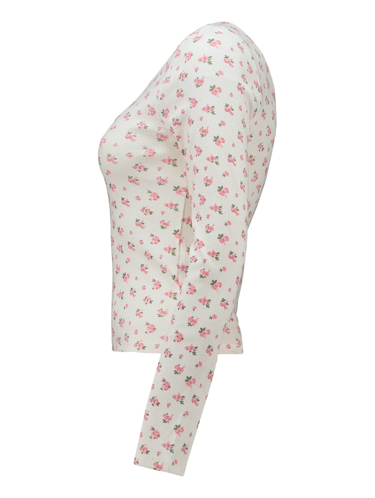 Haily's Damen T-Shirts Offwhite Flower