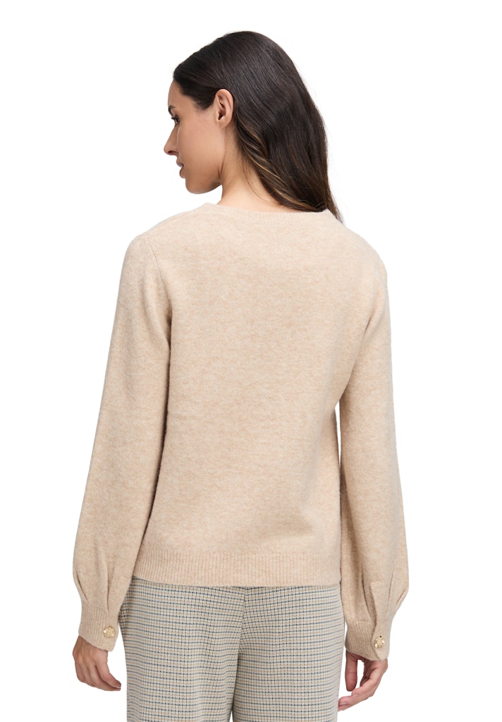 Cartoon Damen Pullover Beige Melange