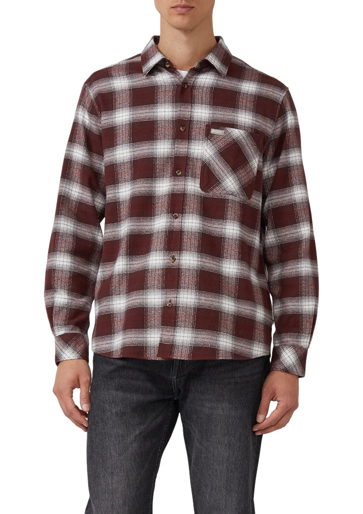 S. Oliver red Herren Hemden lang Red