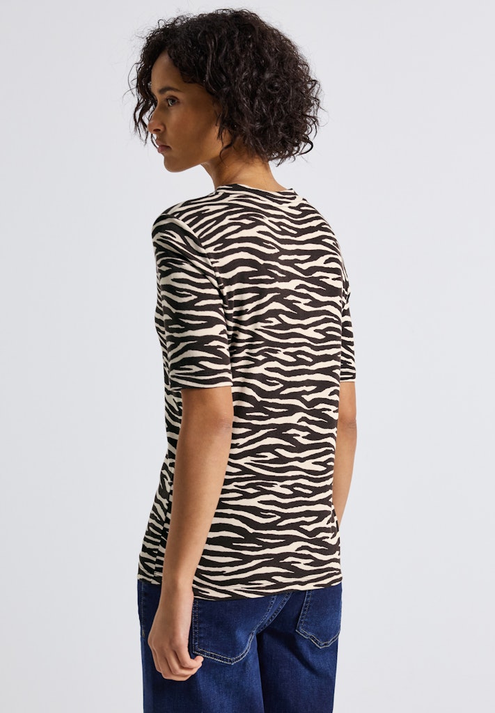 Street One Damen T-Shirts  Deep Roas
