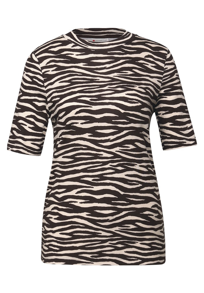 Street One Damen T-Shirts  Deep Roas