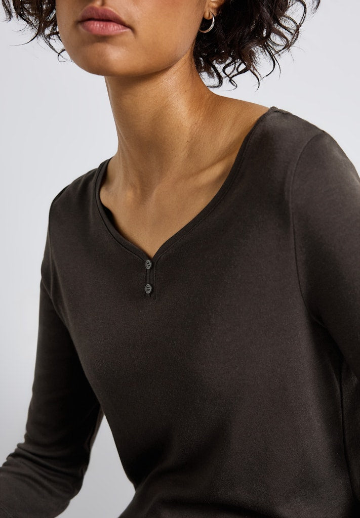 Street One Damen T-Shirts  Deep Roas