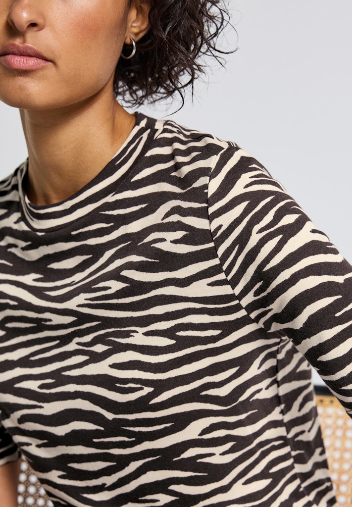 Street One Damen T-Shirts  Deep Roas