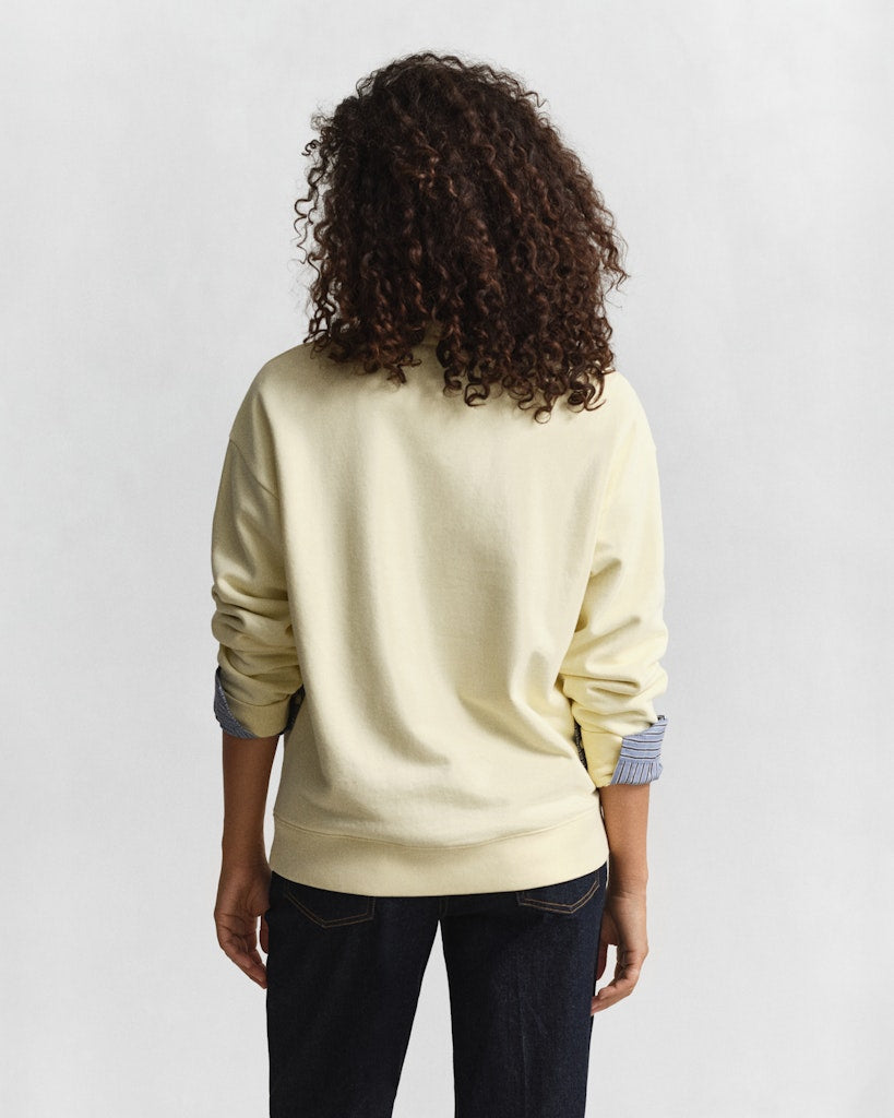 Gant Damen Sweatshirts Vanilla Yel