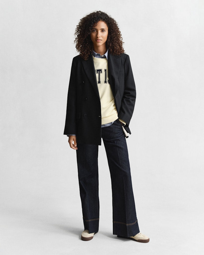 Gant Damen Sweatshirts Vanilla Yel