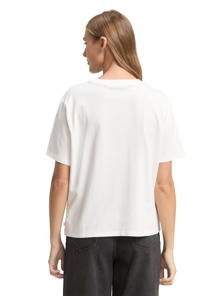 Tom Tailor denim Damen T-Shirts Off White