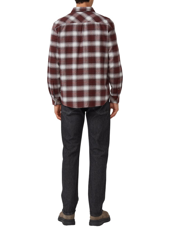 S. Oliver red Herren Hemden lang Red