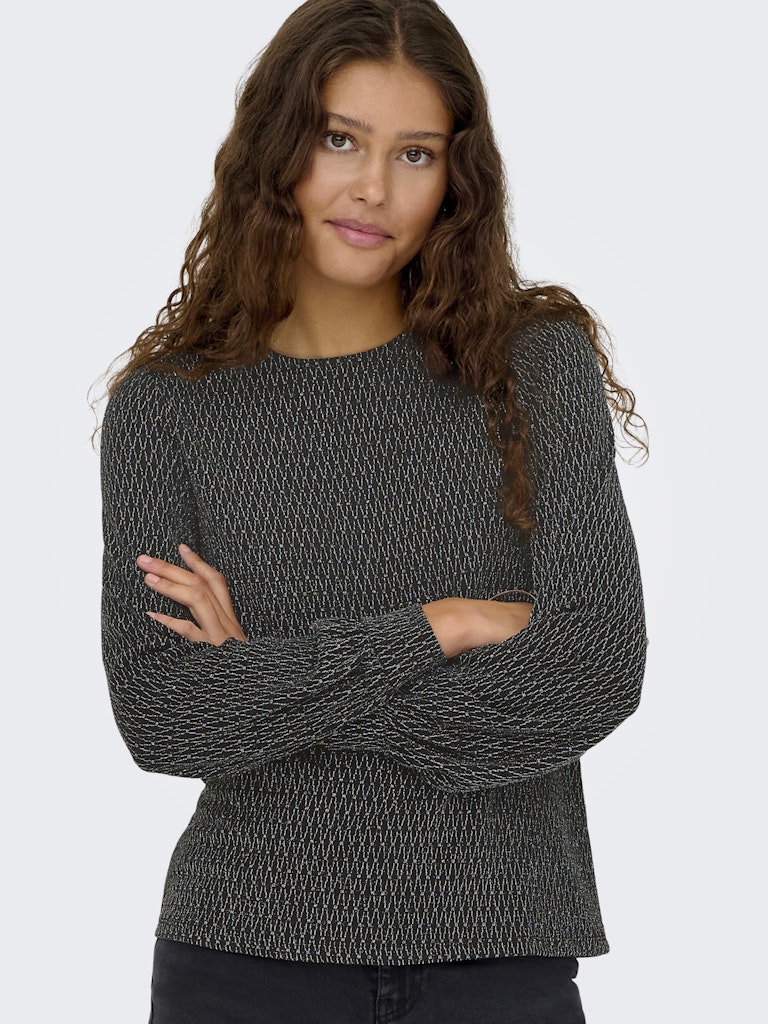 Only Damen Tops Black/Harlekin