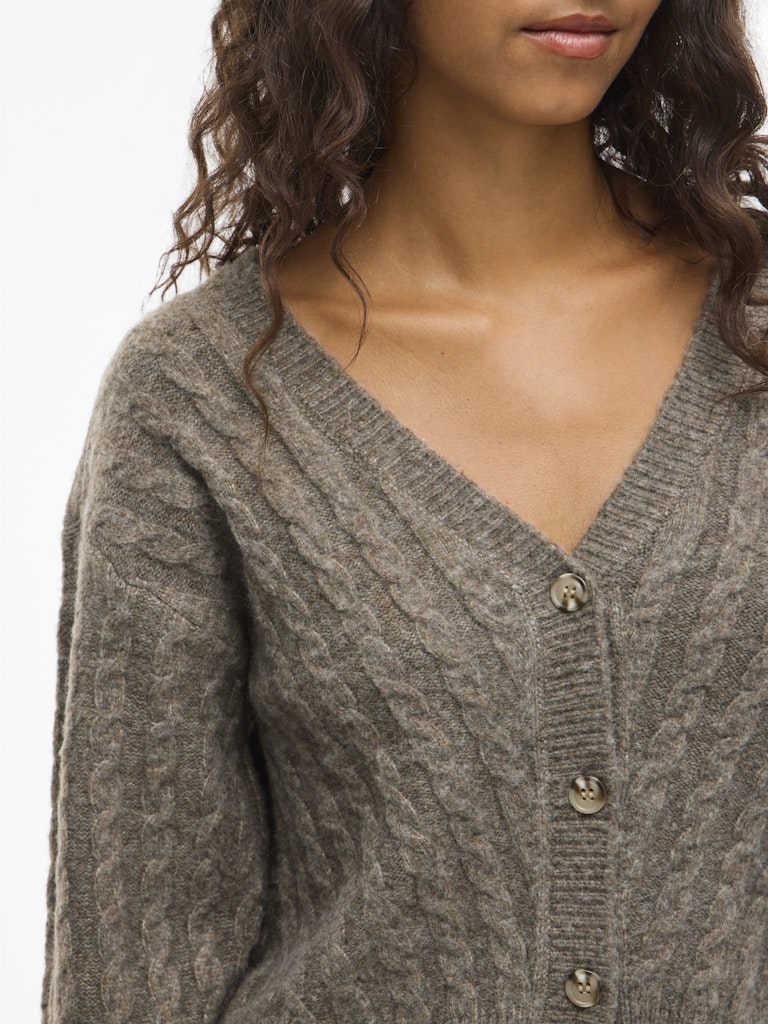 Vila Damen Strickjacken Falcon/Melange