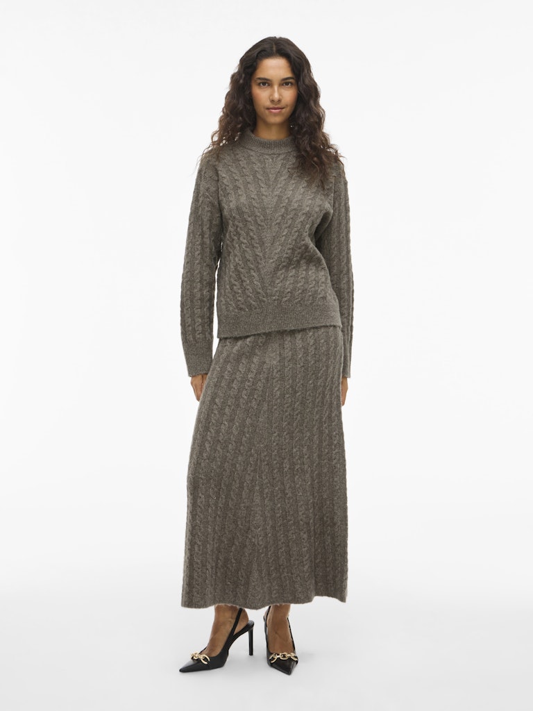 Vila Damen Pullover Falcon/Melange