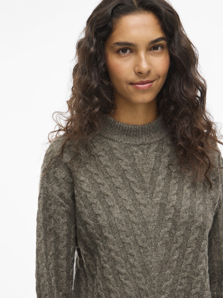 Vila Damen Pullover Falcon/Melange