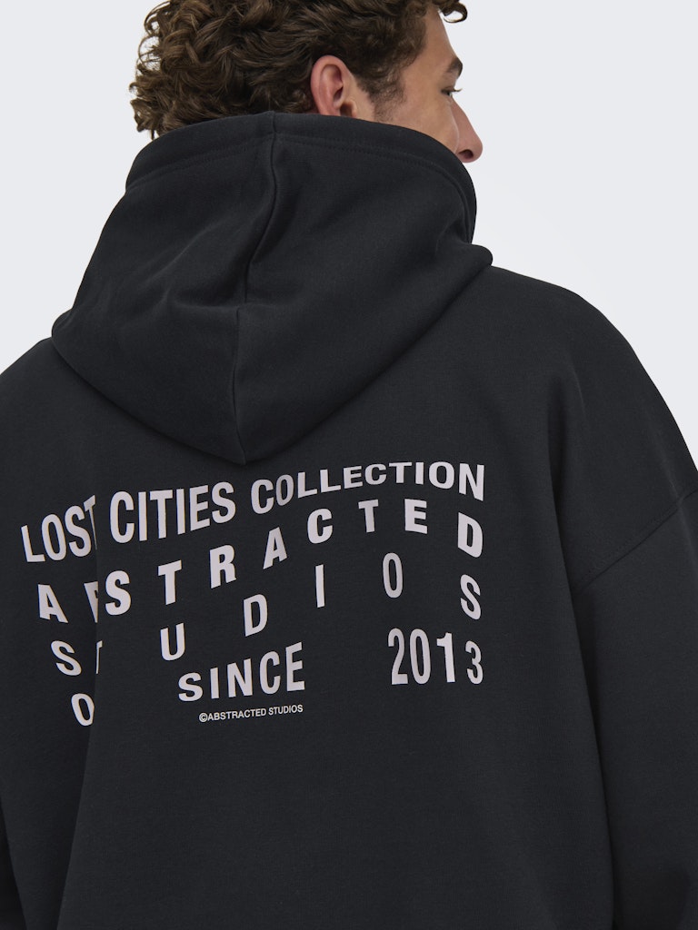 Only & Sons Herren Sweatshirts Black/Lost Citi