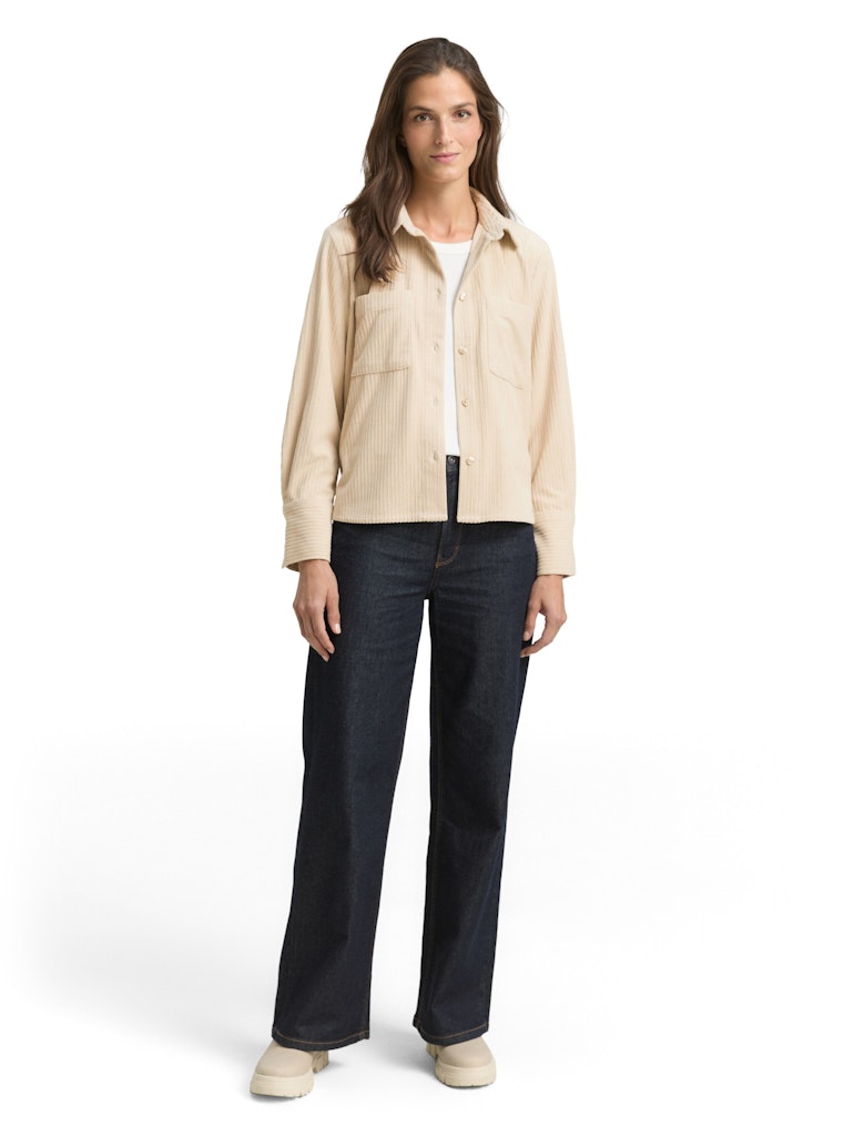 Tom Tailor Damen Blusen Sand Stone Beig