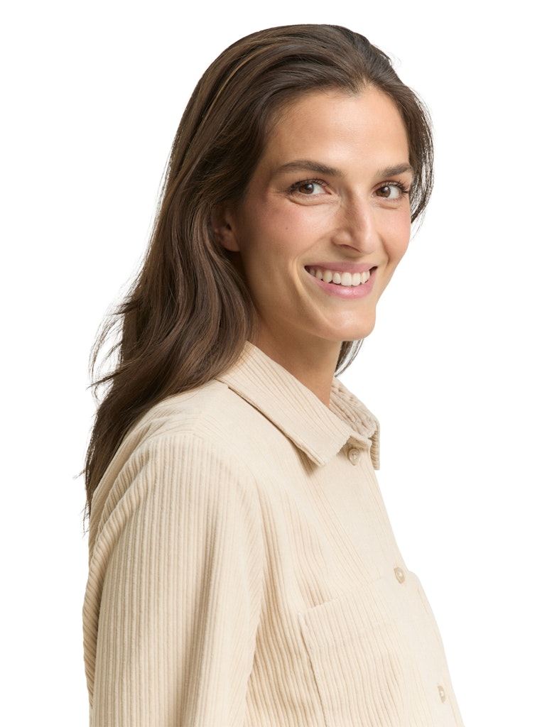 Tom Tailor Damen Blusen Sand Stone Beig